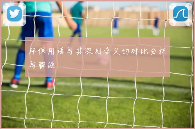 环保用语与其深刻含义的对比分析与解读